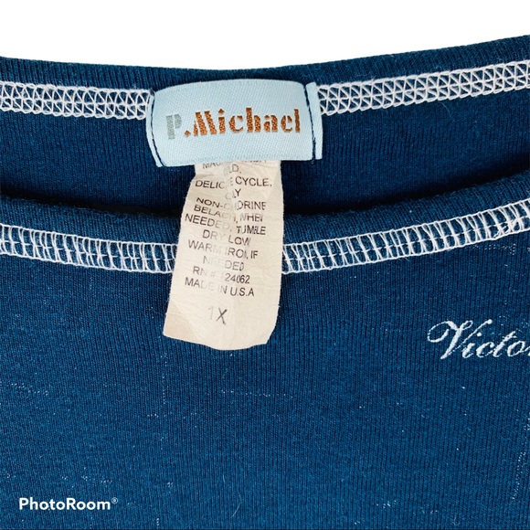 P. Michael Penn State 3/4 sleeve Top, PSU - Picture 4 of 5